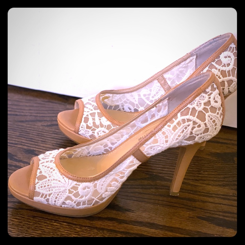 Antonio Melani Peep Toe High Heels